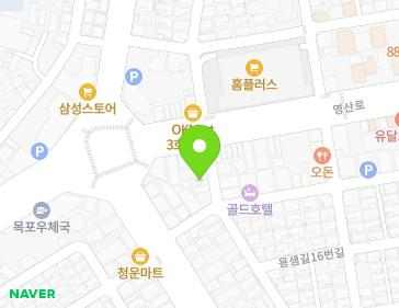 전라남도 목포시 영산로 306 (용당동) 지도