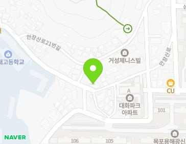 전라남도 목포시 안장산로 39 (용해동, 전원빌라) 지도
