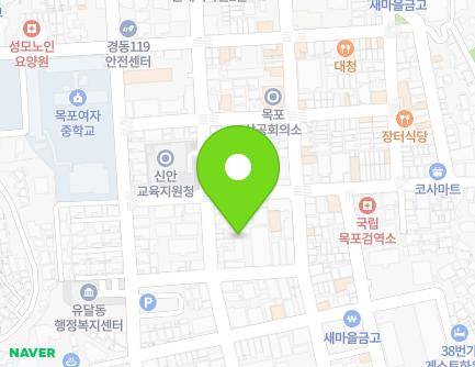 전라남도 목포시 해안로165번길 20-3 (유동) 지도
