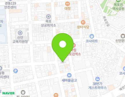 전라남도 목포시 해안로173번길 16 (유동) 지도