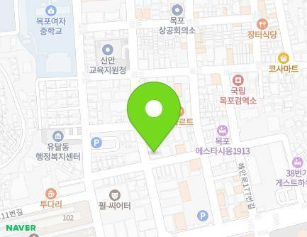 전라남도 목포시 유동로16번길 9 (유동) 지도