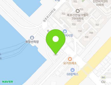 전라남도 목포시 북항로181번길 6 (죽교동, 해경북항파출소) 지도