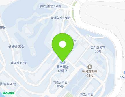 전라남도 목포시 해양대학로 91 (죽교동, 해양대학교) 지도