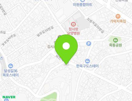 전라남도 목포시 마인계터로6번길 1 (죽교동, 유창탑빌라) 지도