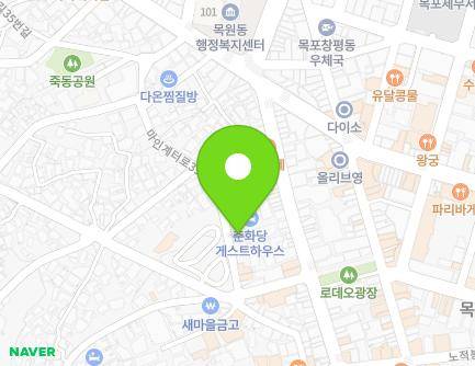 전라남도 목포시 마인계터로39번길 4-2 (죽동) 지도