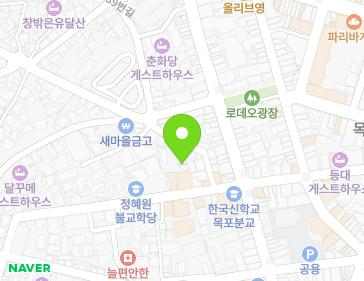 전라남도 목포시 마인계터로40번길 8 (죽동) 지도