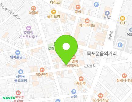 전라남도 목포시 노적봉길 12 (죽동) 지도
