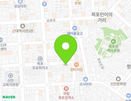 전라남도 목포시 유동로36번길 22-8 (중동1가) 지도
