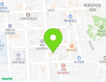 전라남도 목포시 유동로36번길 18 (중동1가) 지도