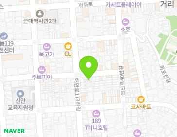 전라남도 목포시 유동로36번길 18-2 (중동1가) 지도