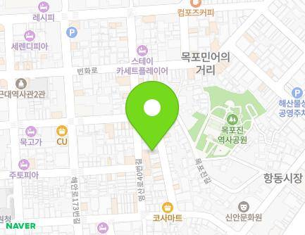 전라남도 목포시 만호로29번길 9-1 (중동1가) 지도