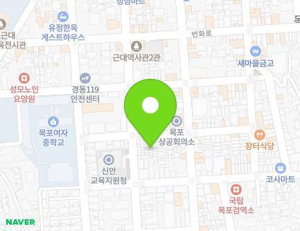 전라남도 목포시 유동로36번길 10-12 (중동2가) 지도