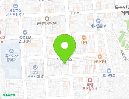 전라남도 목포시 해안로173번길 27-4 (중동2가) 지도