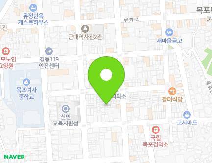 전라남도 목포시 유동로36번길 12-22 (중동2가) 지도