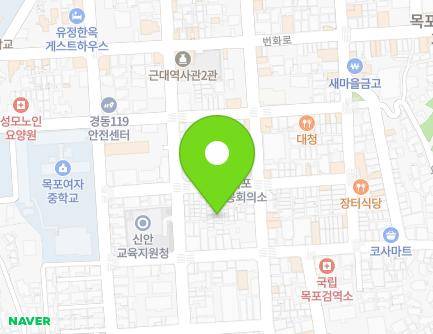 전라남도 목포시 유동로36번길 12-14 (중동2가) 지도