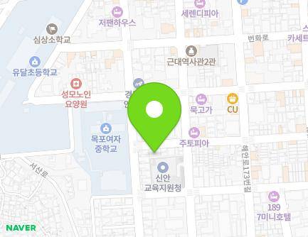 전라남도 목포시 유동로36번길 2 (중동2가) 지도