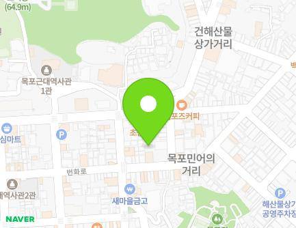 전라남도 목포시 번화로 37-7 (중앙동1가) 지도