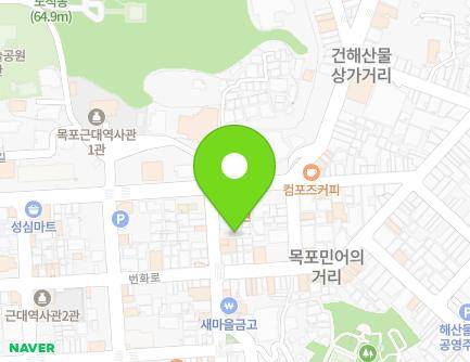 전라남도 목포시 영산로40번길 3-1 (중앙동1가) 지도