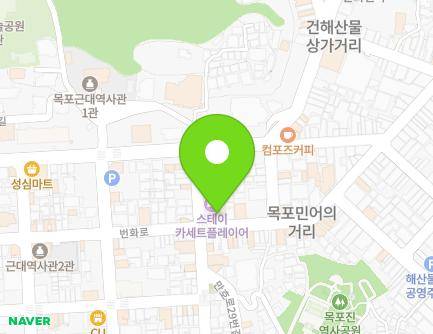 전라남도 목포시 번화로 35 (중앙동1가) 지도