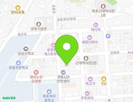 전라남도 목포시 유동로42번길 3-2 (중앙동3가) 지도