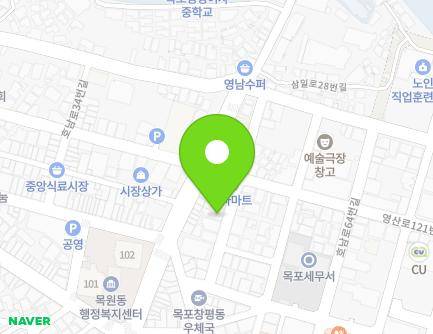 전라남도 목포시 호남로52번길 14 (창평동) 지도
