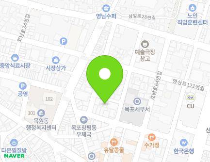 전라남도 목포시 호남로52번길 15-2 (창평동) 지도