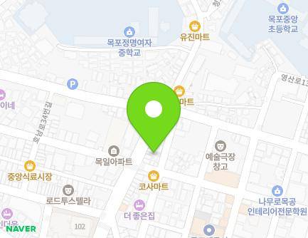 전라남도 목포시 삼일로 20-2 (창평동) 지도