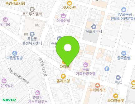 전라남도 목포시 수문로 20 (창평동) 지도