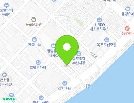 전라남도 목포시 해안로 261-2 (축복동1가) 지도