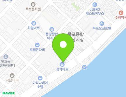 전라남도 목포시 해안로 257-1 (축복동1가) 지도