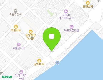 전라남도 목포시 해안로 263 (축복동1가) 지도