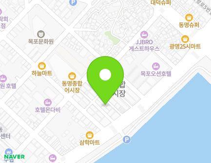전라남도 목포시 해안로 263-3 (축복동1가) 지도