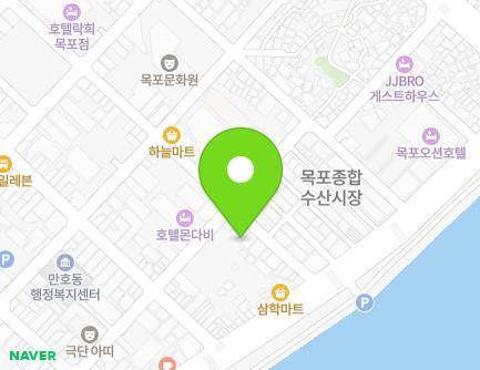 전라남도 목포시 수강로4번길 36-7 (축복동1가) 지도