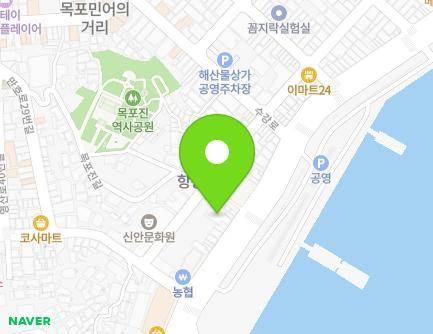 전라남도 목포시 해안로 213 (항동) 지도