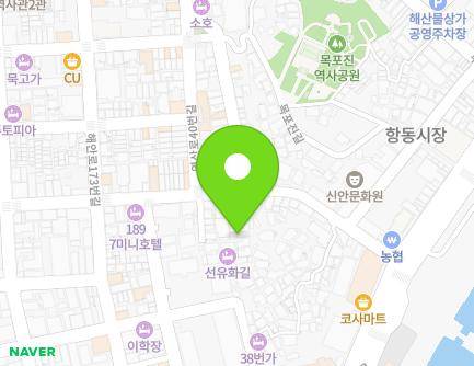 전라남도 목포시 만호로 24-8 (항동) 지도
