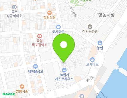 전라남도 목포시 유동로16번길 28-5 (항동) 지도