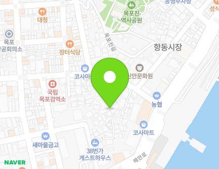 전라남도 목포시 만호로38번길 6-3 (항동) 지도
