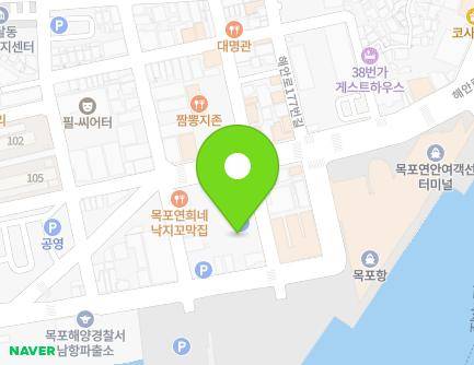 전라남도 목포시 해안로148번길 19 (해안동1가) 지도