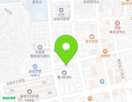 전라남도 목포시 유동로16번길 6 (해안동3가) 지도