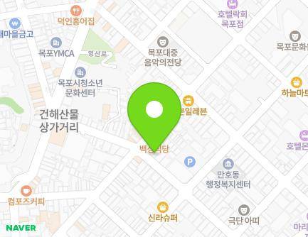 전라남도 목포시 해안로237번길 22 (행복동2가) 지도
