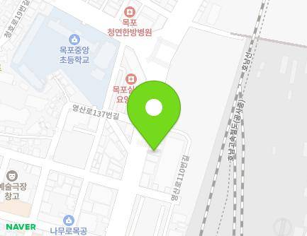 전라남도 목포시 영산로 134-1 (호남동) 지도
