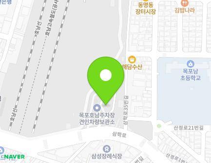 전라남도 목포시 삼학로 27 (호남동) 지도
