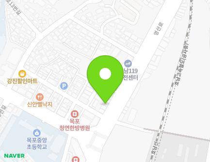 전라남도 목포시 영산로 155-1 (호남동) 지도