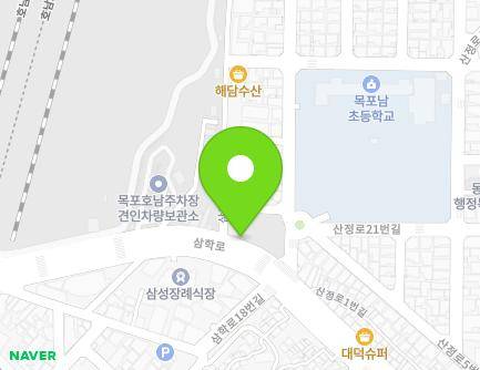 전라남도 목포시 삼학로 37 (호남동) 지도