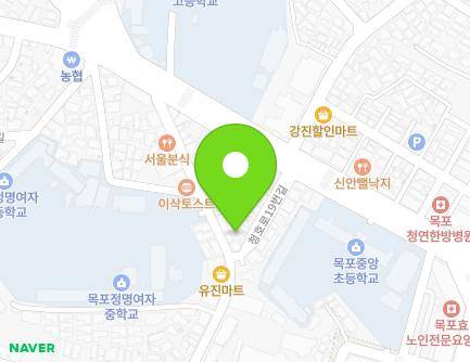 전라남도 목포시 청호로19번길 6-4 (호남동) 지도