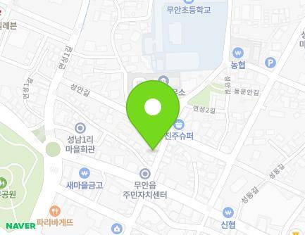 전라남도 무안군 무안읍 면성2길 46 (투다리) 지도