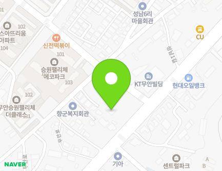 전라남도 무안군 무안읍 무안로 425-6 (청운오피스텔) 지도