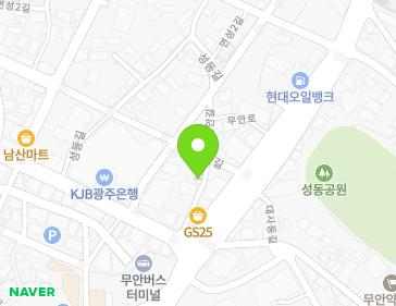 전라남도 무안군 무안읍 무안중앙로 2-7 전라남도 무안군 무안읍 무안중앙로 2-7 지도