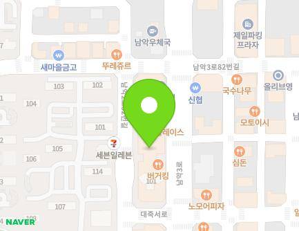 전라남도 무안군 삼향읍 남악3로 71 (더트리폴리앙아파트) 지도