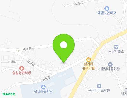 전라남도 무안군 운남면 신월로 12 지도